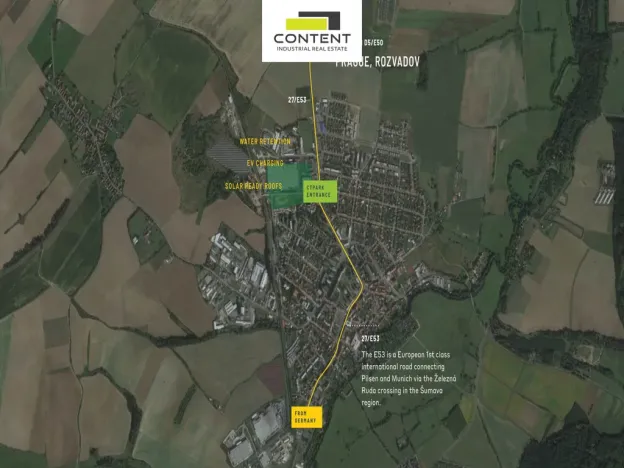Pronájem skladu, Přeštice, Průmyslová, 5309 m2