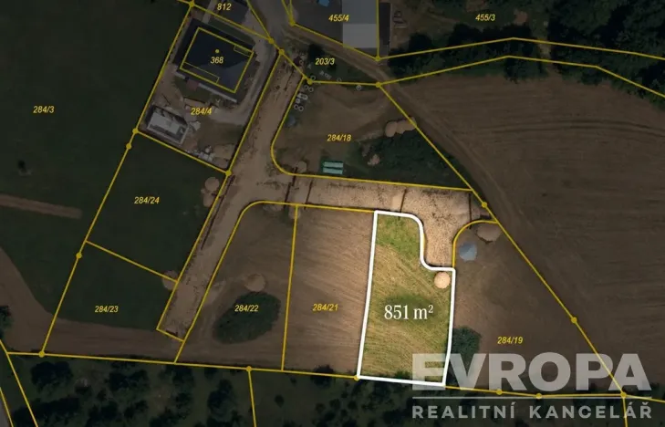 Prodej pozemku pro bydlení, Soutice, 851 m2