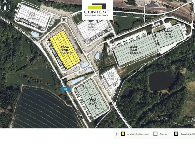Pronájem skladu, Aš, Skandinávská, 5000 m2