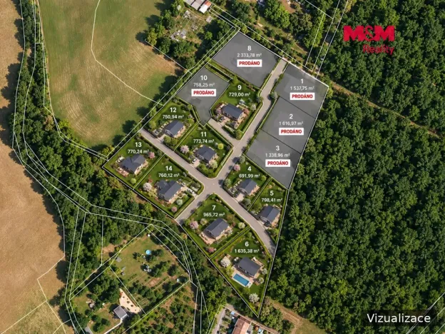 Prodej pozemku pro bydlení, Líšťany, 751 m2