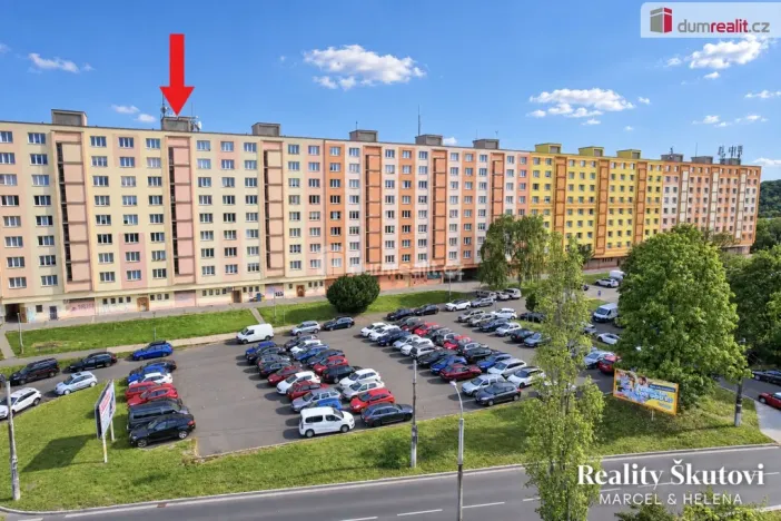 Prodej bytu 1+kk, Ústí nad Labem - Severní Terasa, Větrná, 21 m2