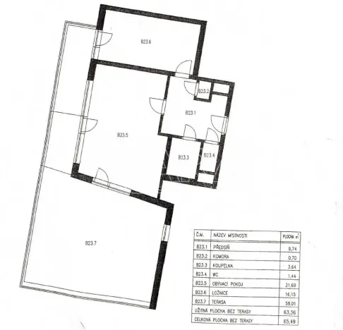 Prodej bytu 2+kk, Praha - Motol, Kudrnova, 63 m2