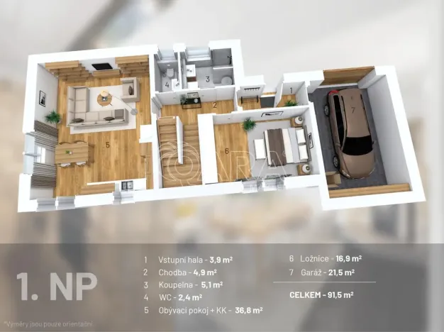 Prodej rodinného domu, Liteň - Běleč, Karlštejnská, 145 m2