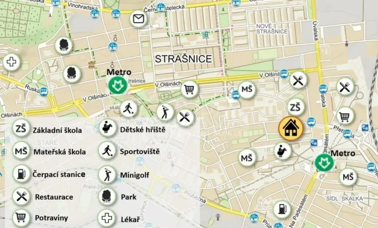 Pronájem kanceláře, Praha - Strašnice, Květnická, 27 m2