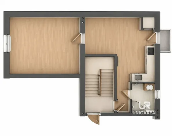 Pronájem bytu 2+kk, Brno - Komárov, Jeneweinova, 45 m2