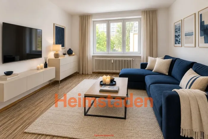 Pronájem bytu 2+1, Karviná - Nové Město, nám. Budovatelů, 55 m2
