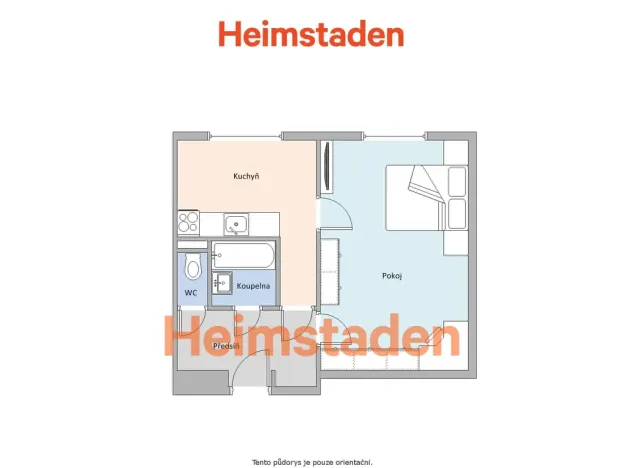 Pronájem bytu 1+1, Havířov - Město, Národní třída, 36 m2