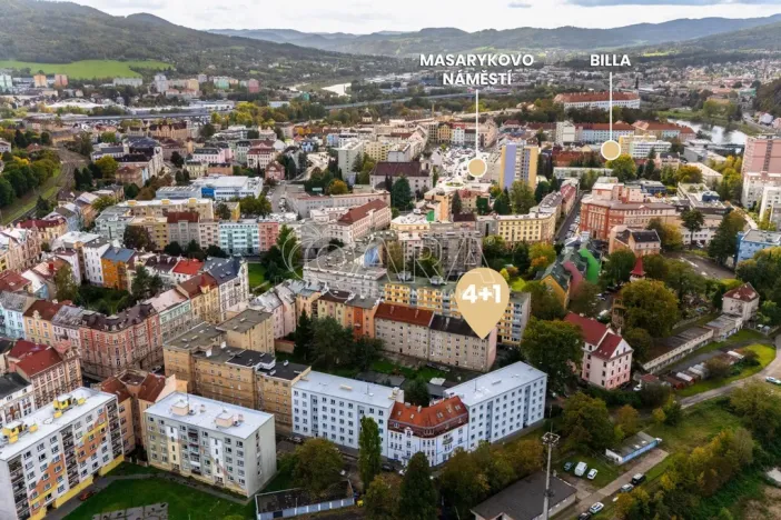 Prodej bytu 4+1, Děčín - Děčín I-Děčín, Nerudova, 94 m2