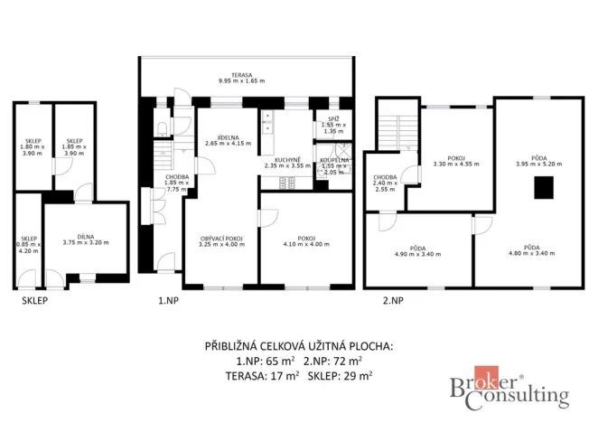 Prodej rodinného domu, Čebín, 150 m2