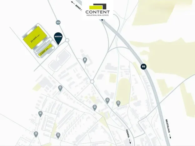 Pronájem skladu, Ostrava - Hrušov, Žižkova, 3000 m2