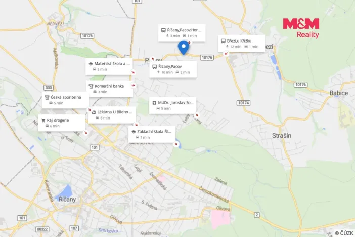 Prodej pozemku pro bydlení, Říčany, Mírová, 844 m2