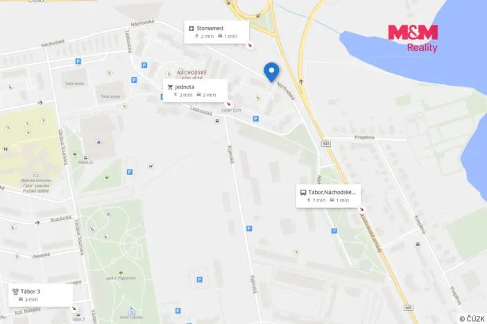 Pronájem garáže, Tábor, Náchodská, 18 m2