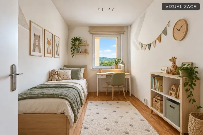 Pronájem bytu 4+1, Jirkov, Na Borku, 76 m2