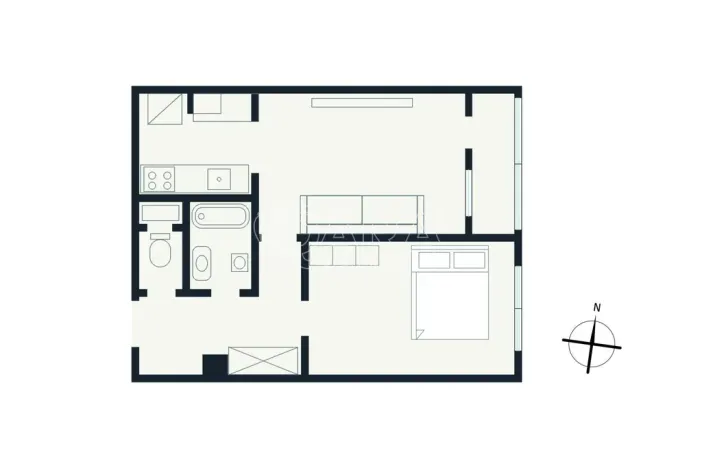 Prodej bytu 2+kk, Praha - Chodov, Podjavorinské, 42 m2