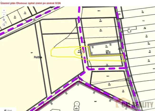 Prodej pozemku pro bydlení, Olomouc - Nové Sady, Andělská, 2198 m2