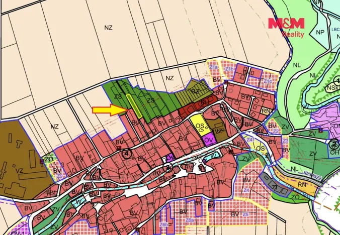 Prodej zahrady, Chlístovice, 300 m2