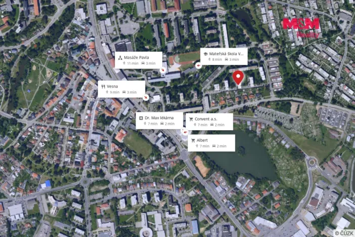 Pronájem bytu 2+1, Žďár nad Sázavou - Žďár nad Sázavou 4, Nezvalova, 60 m2