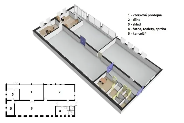 Prodej obchodního prostoru, Studenec, 265 m2