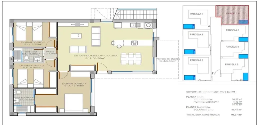 Prodej rodinného domu, Rojales, Španělsko, 90 m2