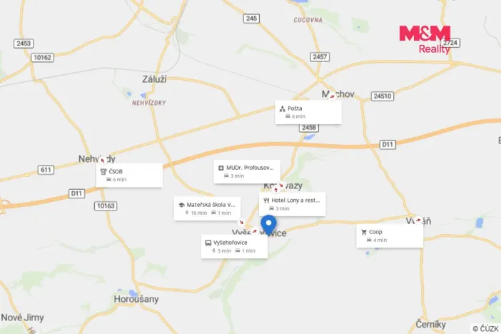 Prodej rodinného domu, Vyšehořovice, 50 m2