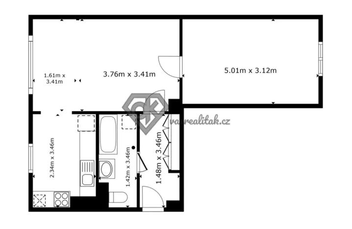 Prodej bytu 2+1, Ústí nad Orlicí - Hylváty, Dukelská, 52 m2