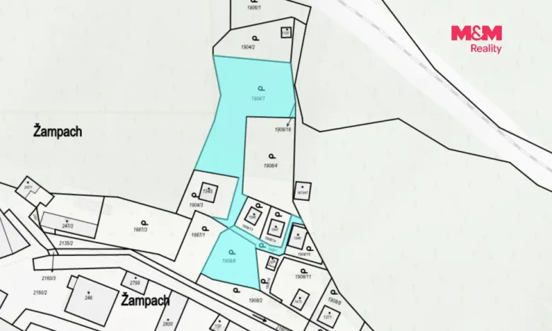 Prodej pozemku pro bydlení, Jílové u Prahy - Žampach, 1701 m2