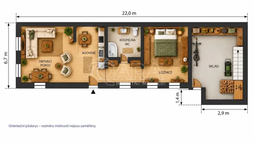 Prodej chalupy, Smidary - Chotělice, 90 m2