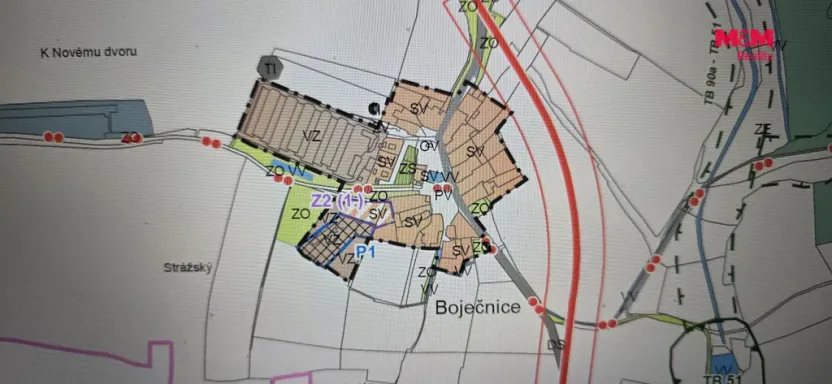 Prodej pozemku pro bydlení, Bor - Boječnice, 1115 m2