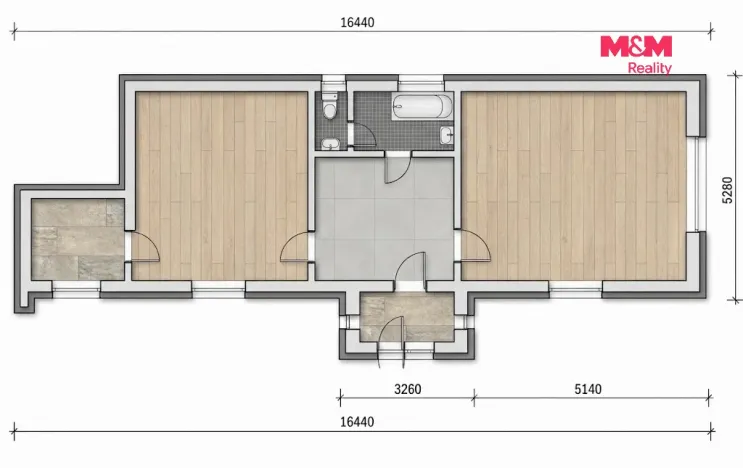 Pronájem kanceláře, Plazy - Valy, 65 m2