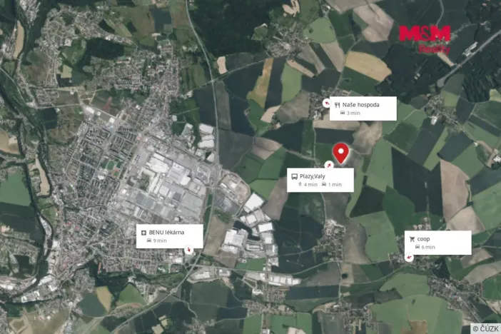 Pronájem kanceláře, Plazy - Valy, 65 m2