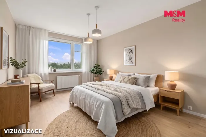 Prodej bytu 2+1, Jílové - Kamenná, Oblouková, 58 m2