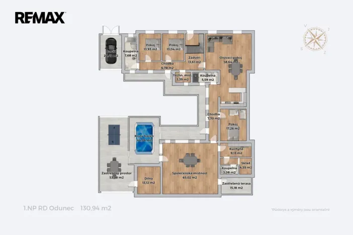 Prodej rodinného domu, Odunec, 390 m2