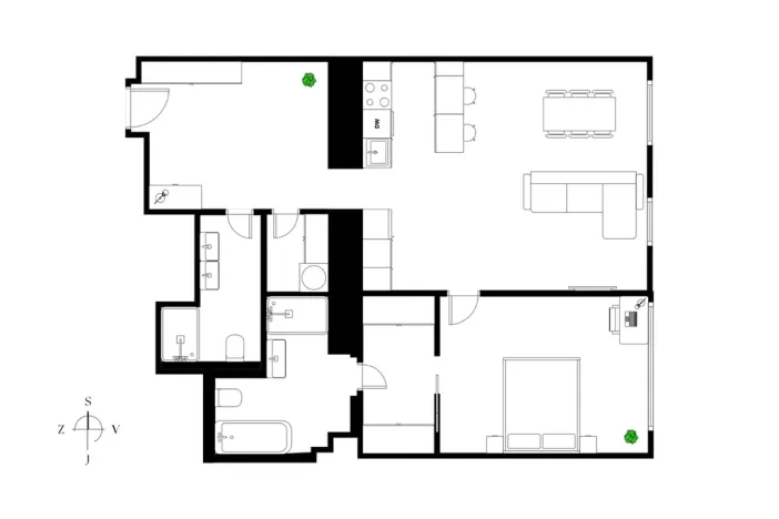 Prodej bytu 2+kk, Praha - Vinohrady, Čerchovská, 80 m2