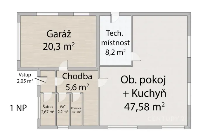 Prodej rodinného domu, Chotíkov, 167 m2
