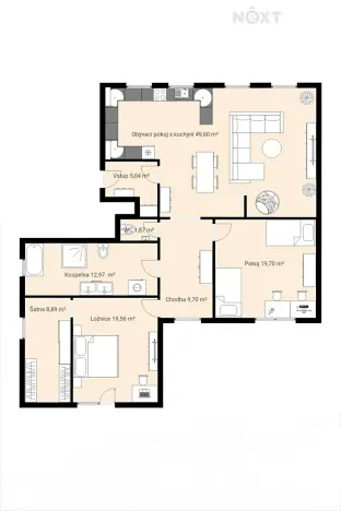 Prodej bytu 3+kk, Radošovice, 127 m2