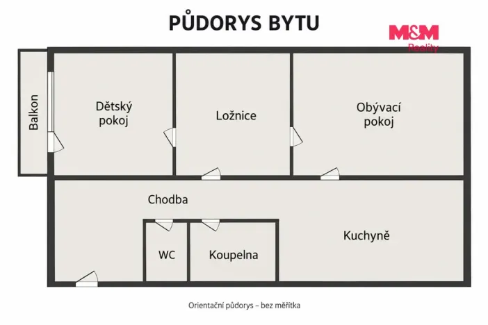 Prodej bytu 2+1, Aš, Žižkova, 54 m2