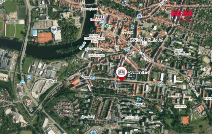 Prodej bytu 2+1, Písek - Budějovické Předměstí, Zeyerova, 56 m2
