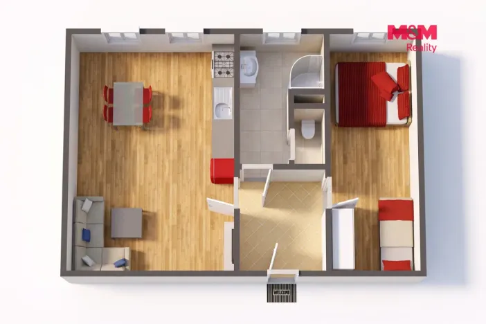 Prodej bytu 2+kk, Karlovy Vary, Zahradní, 55 m2