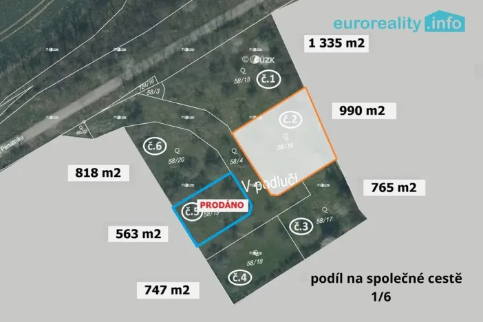Prodej stavebního pozemku, 990 m², Plzeň, Božkov