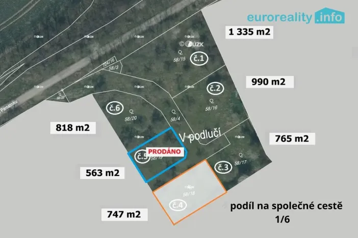 Prodej stavebního pozemku, 747 m², Plzeň, Božkov