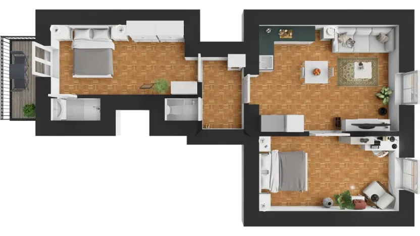 Prodej bytu 3+kk, Praha - Holešovice, Šimáčkova, 63 m2