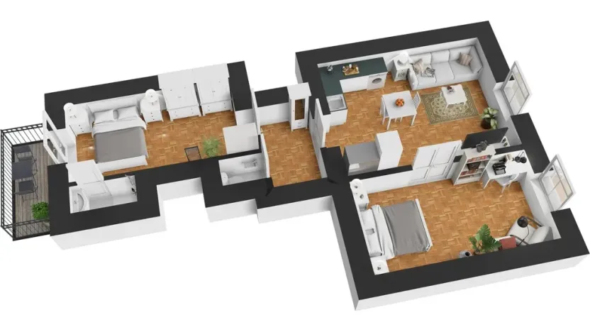 Prodej bytu 3+kk, Praha - Holešovice, Šimáčkova, 63 m2