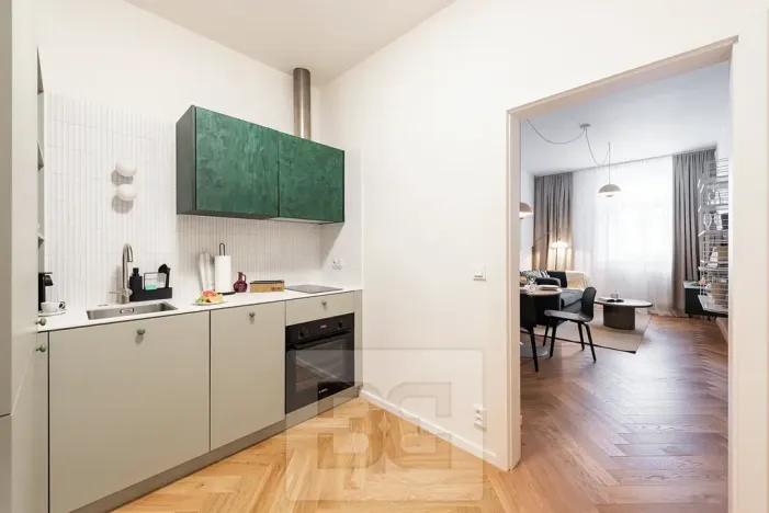 Pronájem bytu 2+kk, Praha - Vinohrady, Velehradská, 50 m2