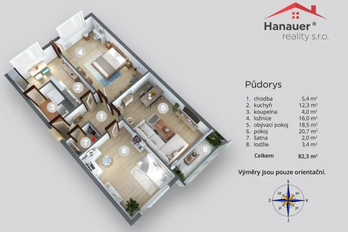 Prodej bytu 3+1, Krupka - Maršov, Karla Čapka, 82 m2