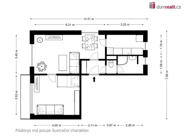 Pronájem bytu 3+1, České Budějovice - České Budějovice 7, L. M. Pařízka, 50 m2