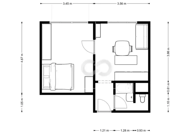 Prodej bytu 2+kk, Písek, Budovatelská, 40 m2