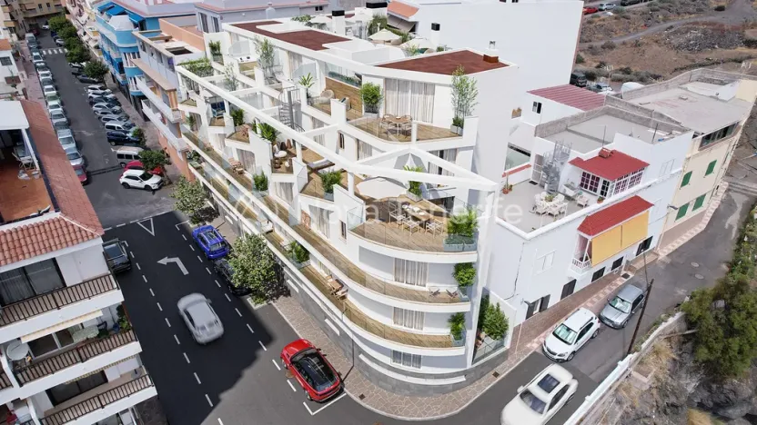 Prodej bytu 3+kk, Calle Herrador, Los Gigantes, Tenerife, Španělsko, 95 m2