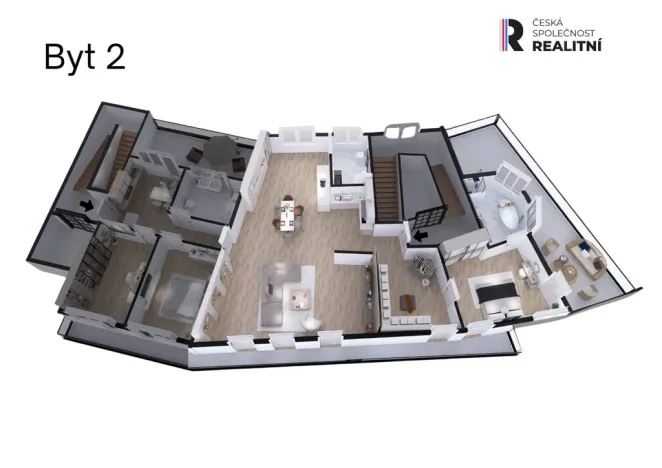 Pronájem bytu 5+1, Kroměříž, náměstí Míru, 178 m2