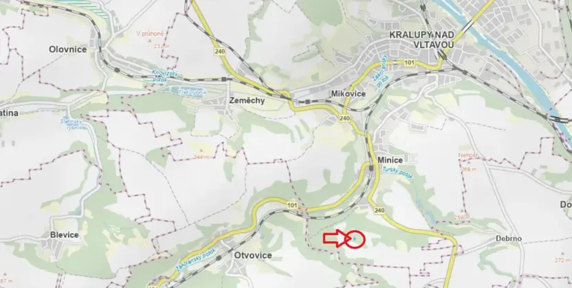 Prodej pozemku, Kralupy nad Vltavou, 719 m2
