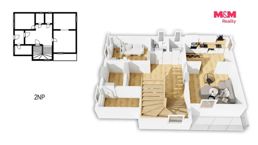 Prodej rodinného domu, Libáň, Nad Hřištěm, 102 m2